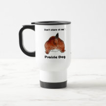 cão de pradaria de assento caneca