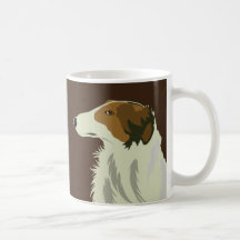 Cão do BORZOI Canecas