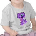 Cão roxo estrangeiro tshirt