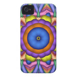 Capa de iphone 4 abstrato colorido legal capa de iPhone 4 Case-Mate