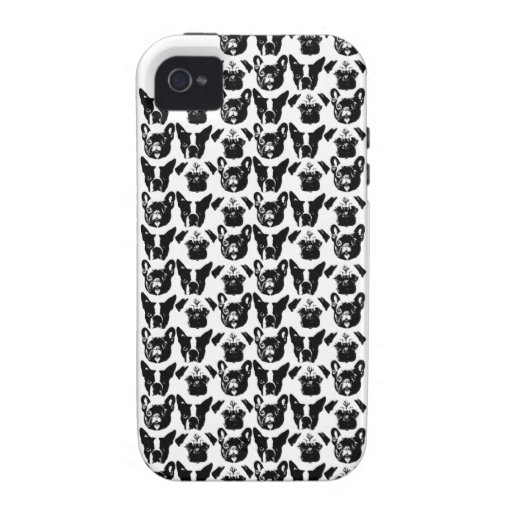Capa de iphone 4 de Frenchie/Boston/Pug