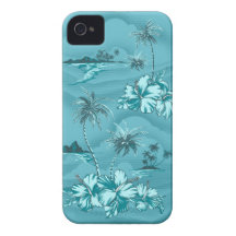 Capa de iphone 4 do Hawaiian da praia dos Shipwrec Capas iPhone 4 Case-Mate