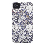 Capa de iphone 4 florais do tecido do art deco capa iPhone 4 Case-Mate