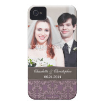 Capa de iphone 4 personalizado da noiva & do noivo iPhone 4 capa
