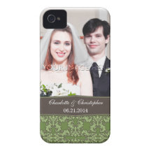 Capa de iphone 4 personalizado da noiva & do noivo iPhone 4 capas