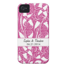 Capa de iphone 4 personalizado da videira do vinho capa iPhone 4 Case-Mate