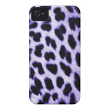 Capa de iphone 4 roxo do impressão do leopardo capas iPhone 4