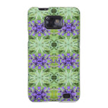 Capa de telefone da galáxia S de Samsung nos azuis