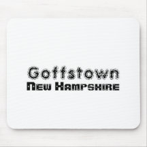Capa Goffstown feito sob encomenda do representant Mousepad