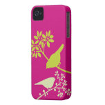 Capas de iphone coloridas do costume dos pássaros capas de iPhone 4 Case-Mate