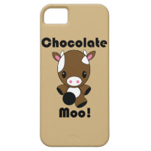 Capas de iphone da vaca do MOO Kawaii do chocolate Capa iPhone 5