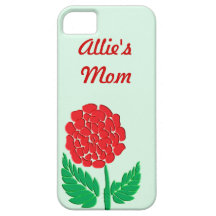 Capas de iphone personalizadas da flor da mamã iPhone 5 capa