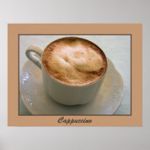 Cappuccino, café italiano impressão