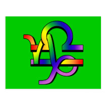 Capricórnio & Libra de GLBT cartées postais