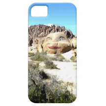 Cara da rocha com batom capa de iPhone 5 Case-Mate