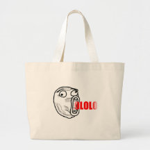 Cara de LOL Bolsas De Lona