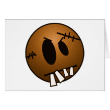 CARA DE ZOMBIECON - LARANJA CARTÃO