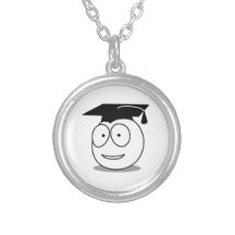 Cara graduada dos desenhos animados bijuteria