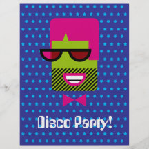 Cara Groovy Panfletos Personalizado