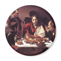 Caravaggio - ceia em Emmaus imans