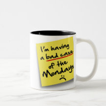 Cargo SEGUNDAS-FEIRAS - caneca