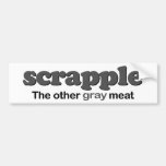Carne do cinza de Scrapple Adesivo