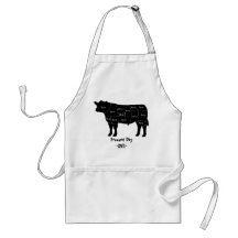 Carniceiro da carne aventais