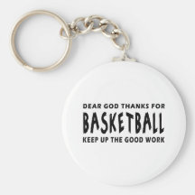 Caros obrigados do deus para o basquetebol chaveiros