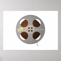 Carretel de filme do filme impressão