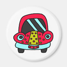 Carro Freckled Imãs