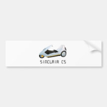 CARRO RETRO DE SINCLAIR C5 ADESIVO