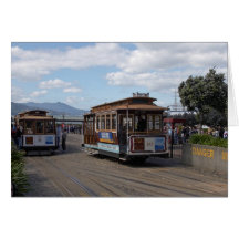 Carros de trole de San Francisco Cartoes