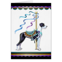 Carrossel UC do envoltório de great dane - persona Cartão