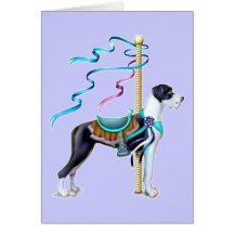 Carrossel UC do envoltório de great dane - persona Cartoes