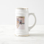 Cartão 1907 do feliz ano novo caneca