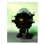 Cartão bonito do robô do planeta do brinquedo cartoes postais