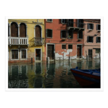 Cartão - canal em Veneza, Italia Cartões Postais
