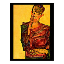 Cartão-Clássico/Egon Schiele 30 Cartao Postal