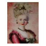 Cartão/convites do ~ da rainha Marie Antoinette Cartao Postal