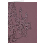 Cartão/convites do ~ do encanto do candelabro