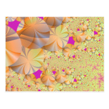 Cartão da arte do Fractal Cartao Postal