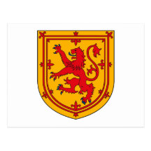 Cartão da brasão de Scotland Cartoes Postais