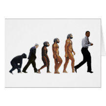 Cartão da evolução de Obama