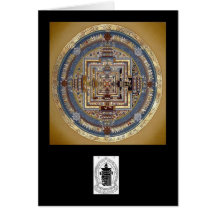 Cartão da mandala B de Kalachakra