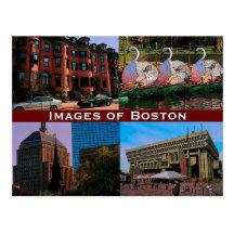 Cartão das imagens de Boston Cartoes Postais