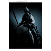 Cartão de aniversário - Border Reivers no cavalo