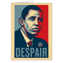 Cartão de aniversário triste de Obama