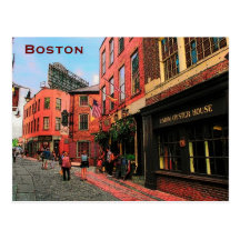 Cartão de Boston Cartões Postais