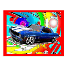 Cartão de Camaro Cartões Postais