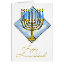 Cartão de Hanukkah